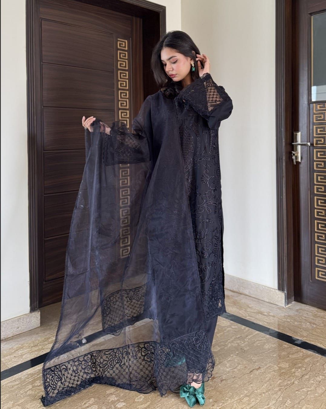 MARIA B 3 piece Embroidered Lawn