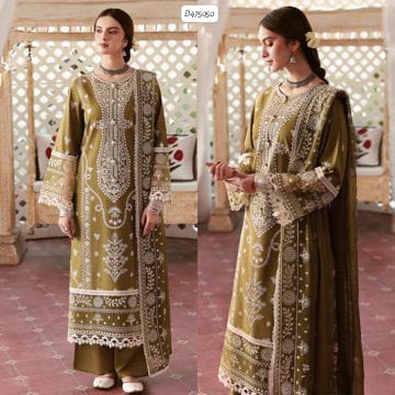 KAHF 3 PC EMBROIDERED LAWN