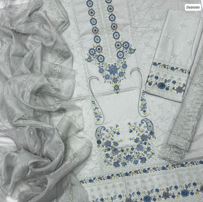 CHARIZMA 3 PC EMBROIDERED LAWN
