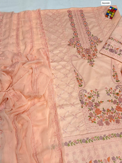 CHARIZMA 3 PC EMBROIDERED LAWN