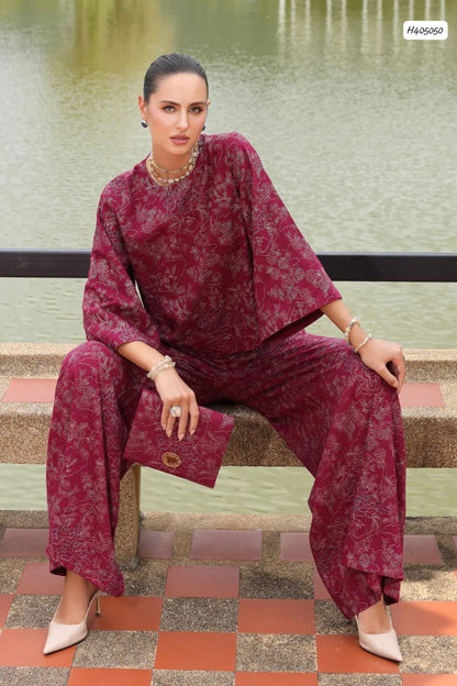 BAREEZE 3 PC EMBROIDERD LAWN