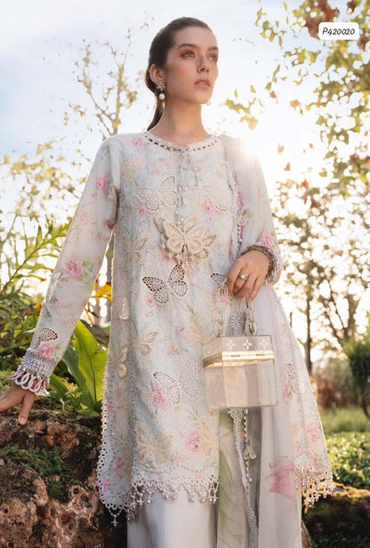 MARIA B 3 PC EMBROIDERED LAWN