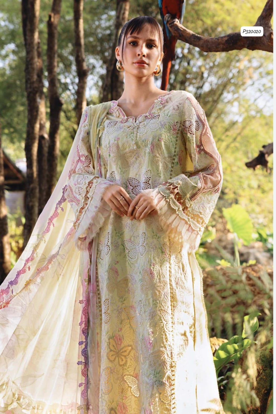 MARIA B 3 PC EMBROIDERED LAWN