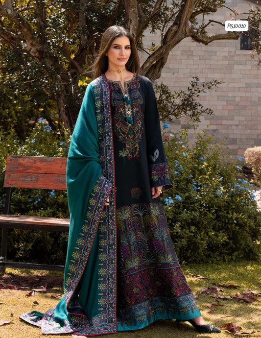 MUSHQ 3PC EMBROIDERED LAWN