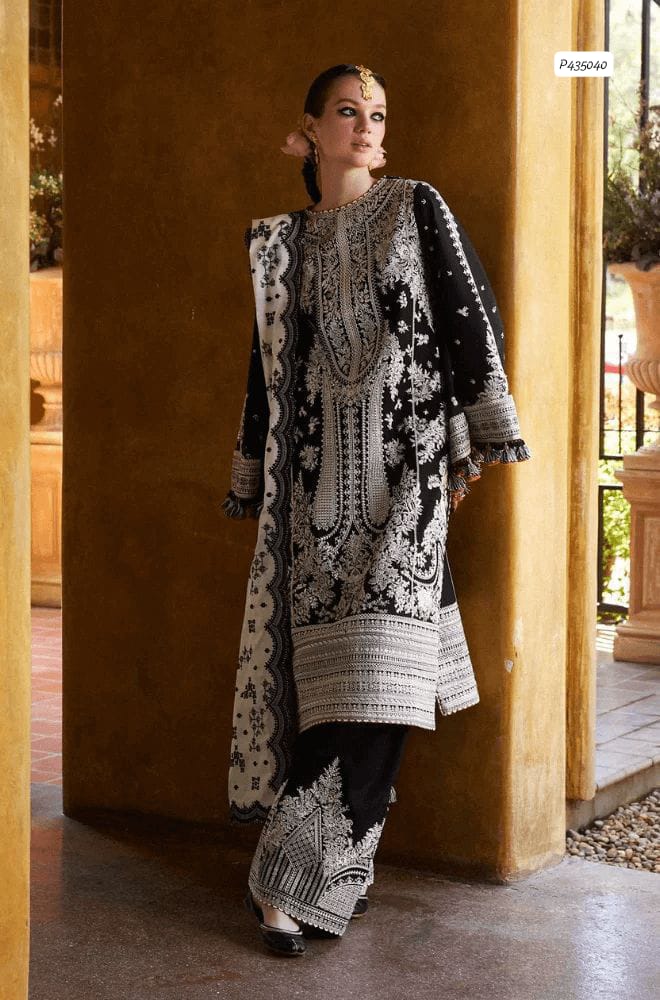 Charizma 3 pc embroidered lawn
