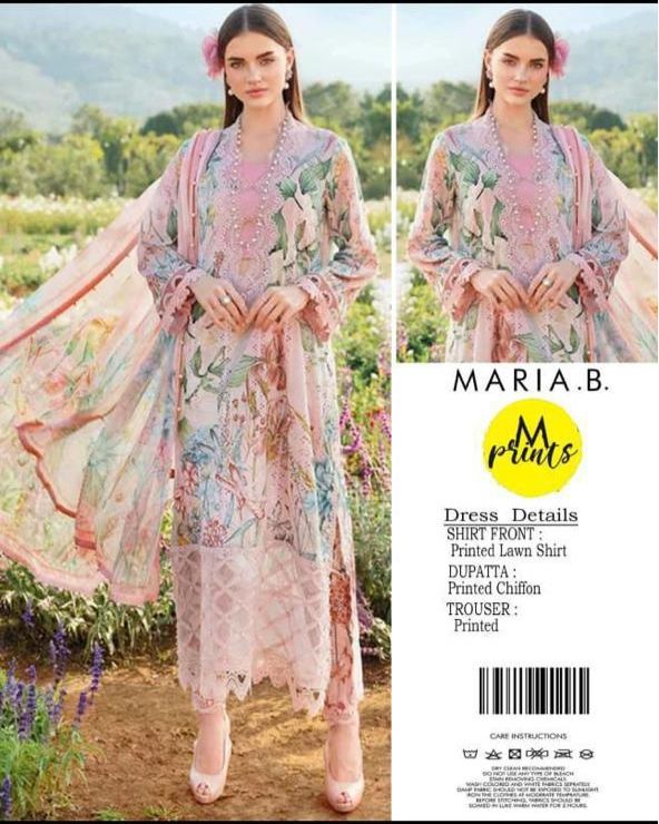 MARIA B 3 pc printed Lawn