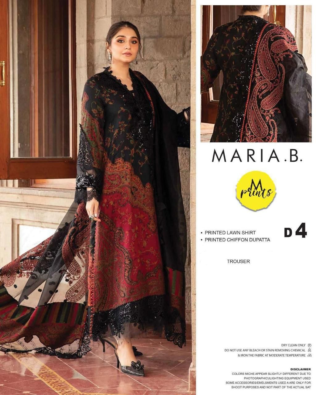 MARIA B 3 pc printed Lawn
