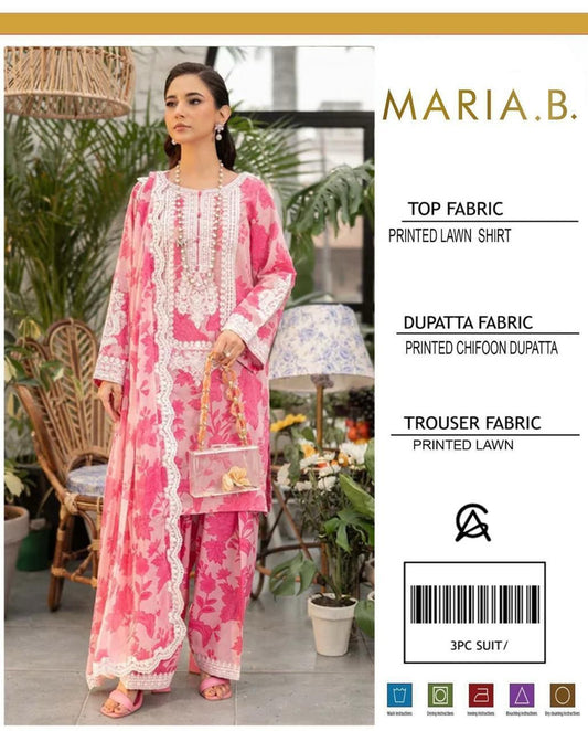 MARIA B 3 pc printed Lawn