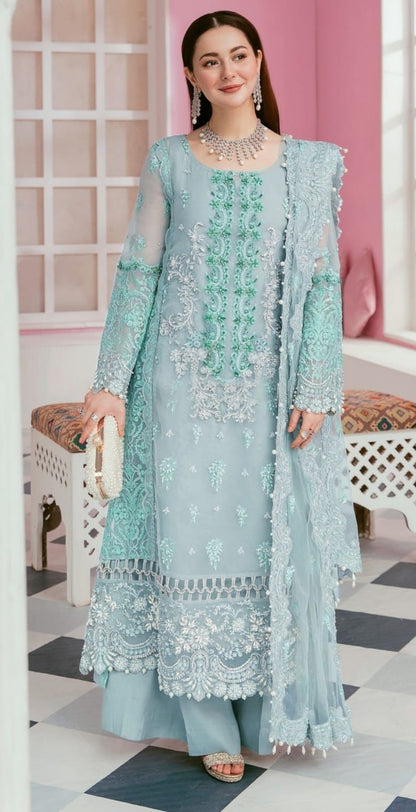 3 PC EMBROIDERED LAWN