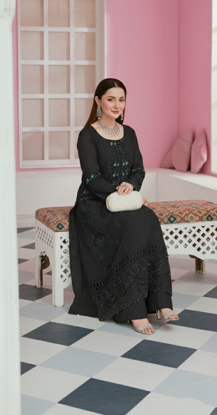 3 PC EMBROIDERED LAWN