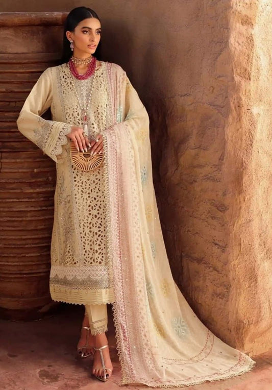 3 PC EMBROIDERED LAWN