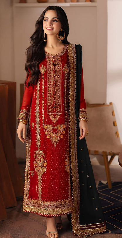 3 PC EMBROIDERED LAWN