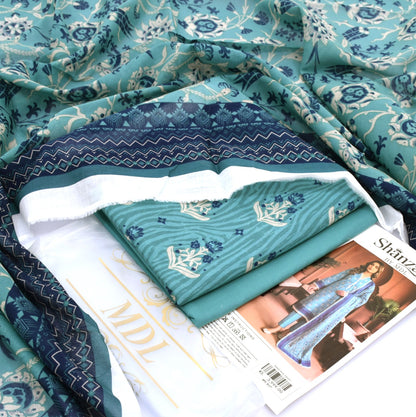 SHANZAY 3 PC PRINTED LAWN
