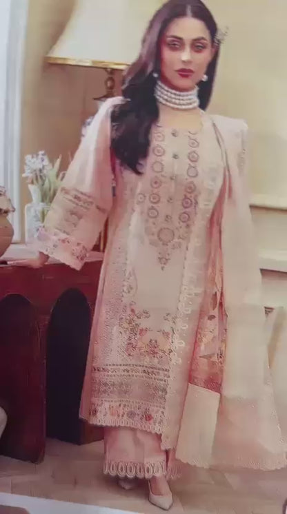 CHARIZMA 3 PC EMBROIDERED LAWN